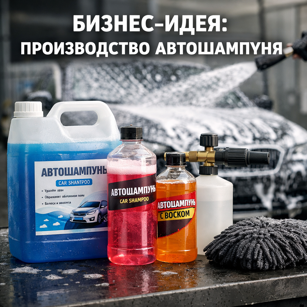 Производство автошампуня