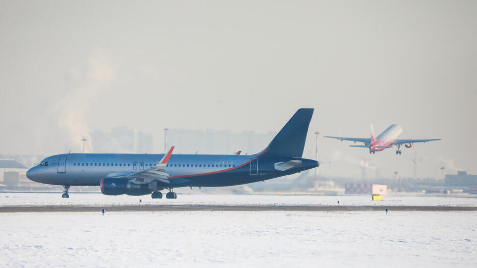     Минтранс предупредил москвичей об отмене авиарейсов из-за мощного снегопада ИЗВЕСТИЯ/Сергей Коньков