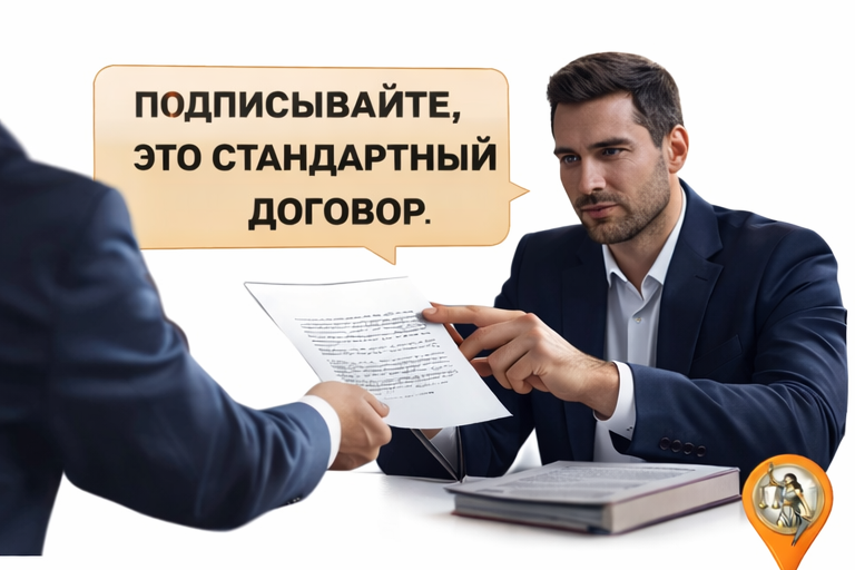 «Подписывайте, это стандартный договор»
