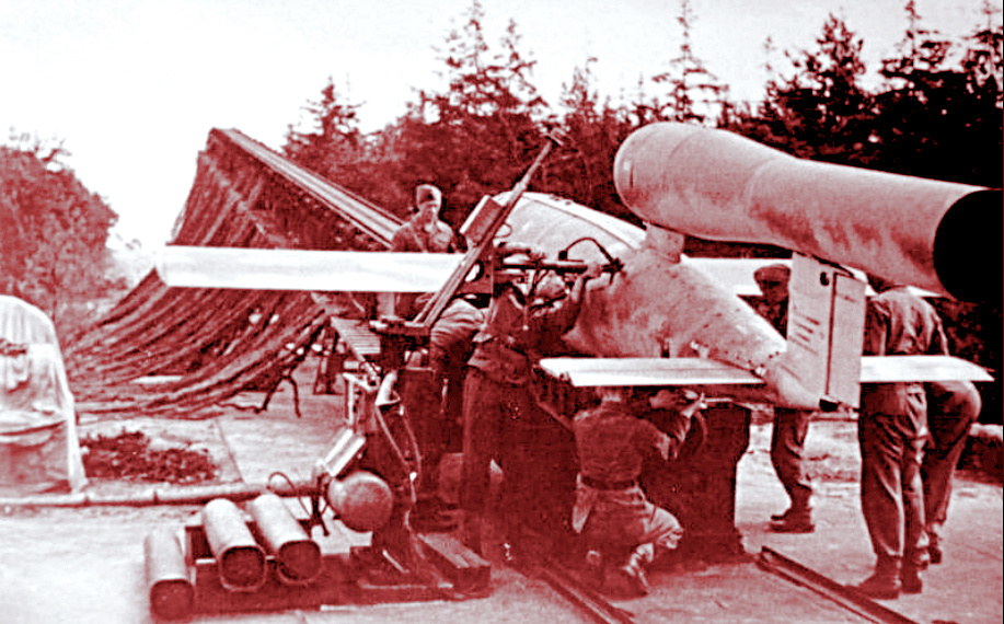 Подготовка к запуску Фау-1.