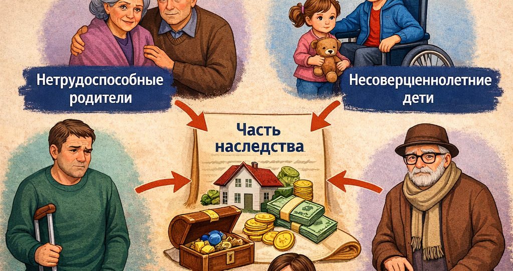 Обязательная доля: кто получит наследство вопреки завещанию, даже если его туда не вписали