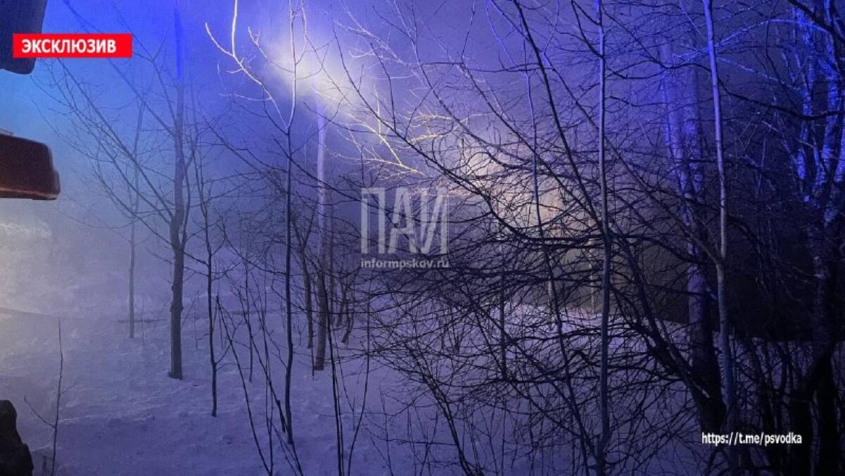 Пожар в Островском округе
Фото: ПАИ