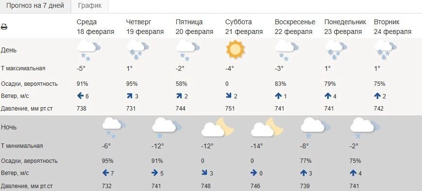    Прогноз погоды в Белгороде 19 февраля   Гидрометцентр РФ