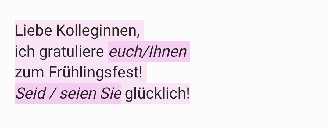 Такой же прямой перевод. Вряд ли так будут говорить немцы. 