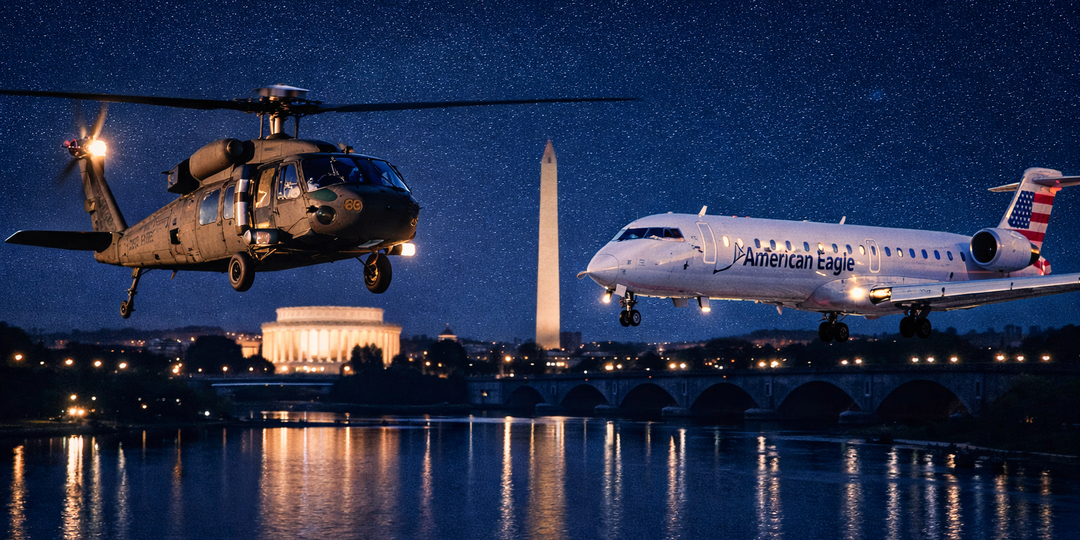 "Проходите позади этого самолёта": Столкновение над Вашингтоном в 2025 году