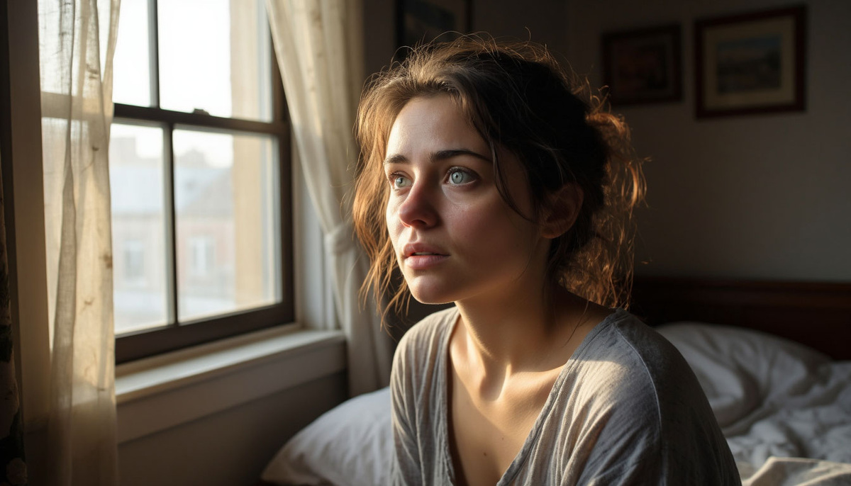 Встала, подошла к окну, за стеклом, другая планета