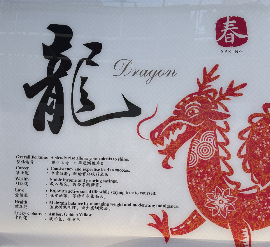 Дракон (Dragon)
• Общая удача: Стабильный рост позволит вашим талантам засиять.
• Карьера: Последовательность и экспертность приведут к успеху.
• Богатство: Стабильный доход и рост сбережений.
• Любовь: Наслаждайтесь активной социальной жизнью, оставаясь верными себе.
• Здоровье: Поддерживайте баланс, контролируя вес и умеренность в излишествах.
• Счастливые цвета: Янтарный, золотисто-желтый.
