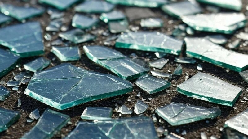     Разбитое стекло. Осколки. Altapress.ru/Шедеврум