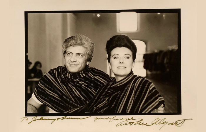 Лаура Биаджотти с мужем