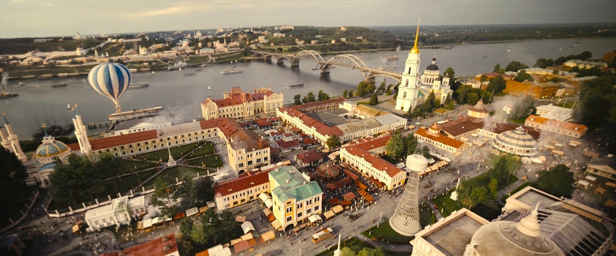 На панораме выставки 1896 года лучше сделать паузу, красота же. К/ф «Волчок».