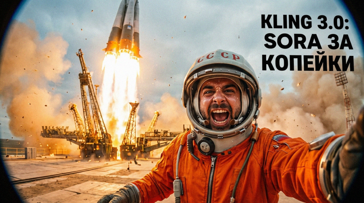    Kling AI 3.0 предлагает создание видеоконтента в три раза дешевле конкурента Sora Артур Хорошев