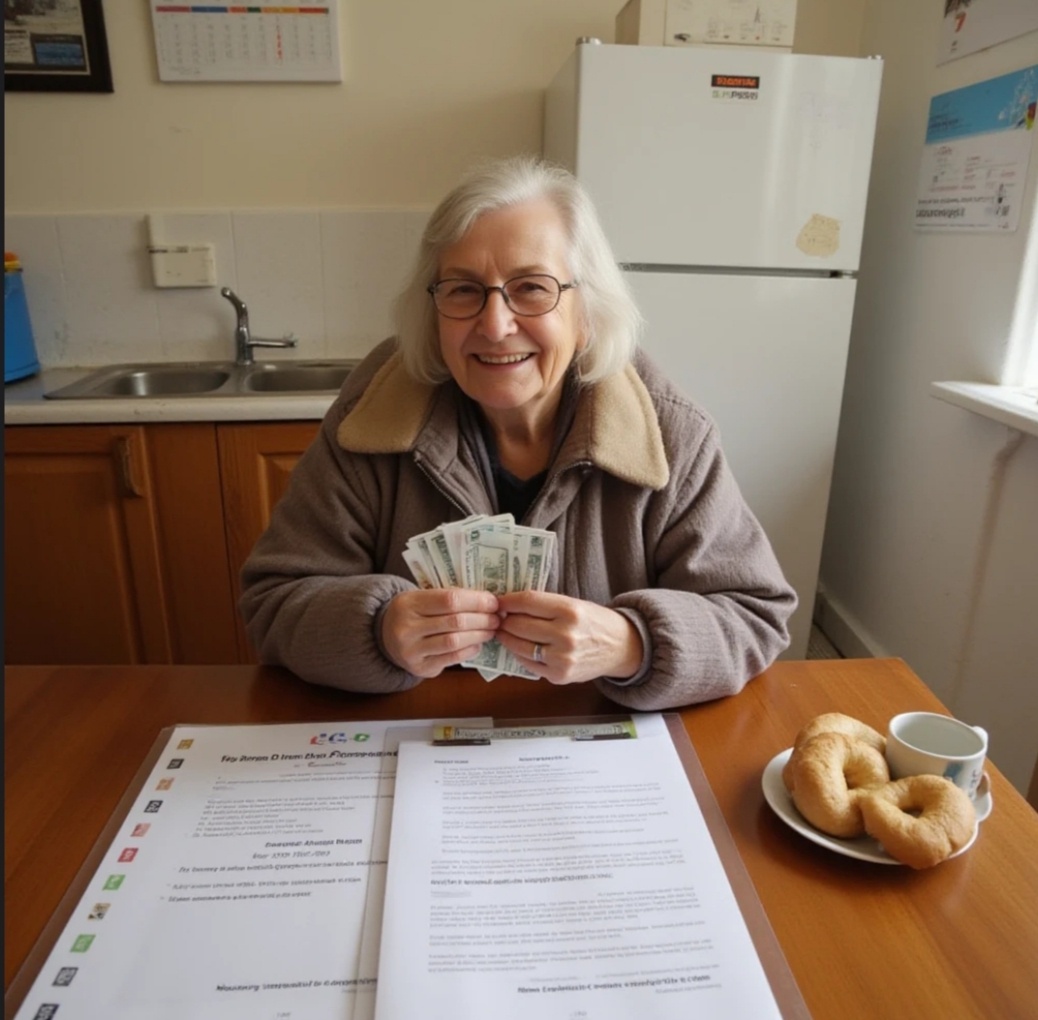 Мораль: Пришла за паспортом, ушла с деньгами. И холодильник новый, и пенсия целее.