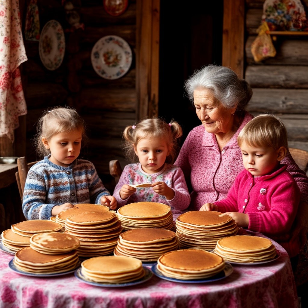                           К бабушке на блины