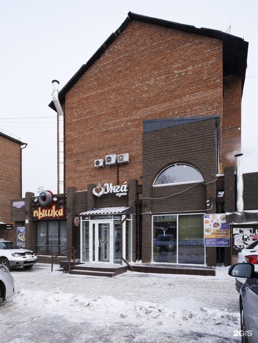 фасад позной Унга на Волжской, 33