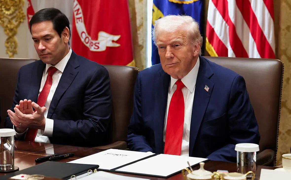    Марко Рубио и Дональд Трамп Фото: Anna Moneymaker / Getty Images Инна