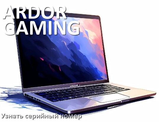 
Как узнать серийный номер ноутбука ARDOR GAMING где посмотреть на Windows 10 и 11