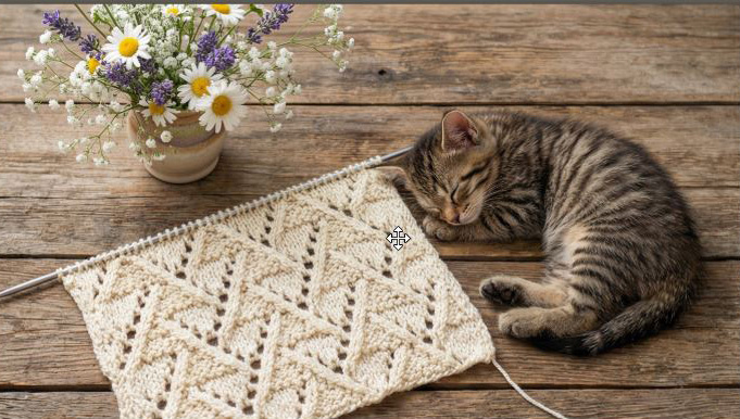 Лицевая сторона узора