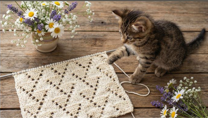 Изнаночная сторона узора