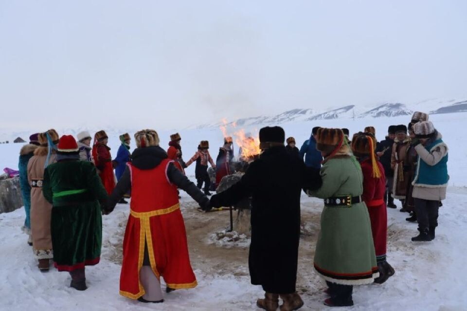    Обряд Саҥ-салары в Кош-Агачском районе. Источник: t.me/koshagachsky