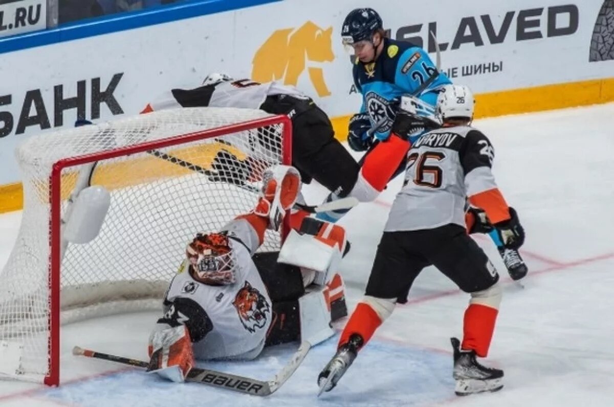    ХК «Сибирь» в овертайме уступила хабаровскому «Амуру» со счетом 1:2