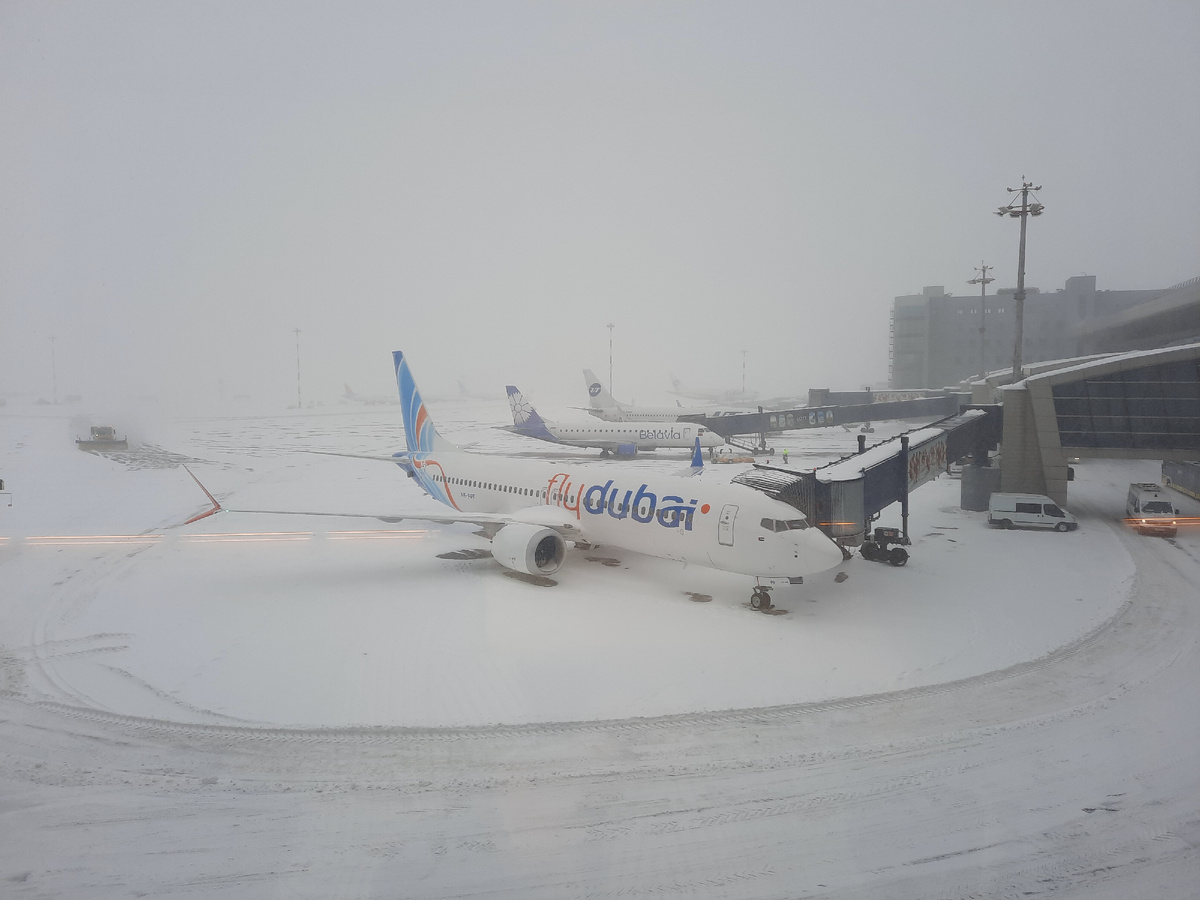 Почти ничего не видно. Самый разгар непогоды