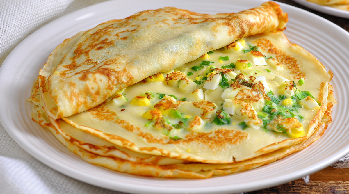 Блины с припёком 