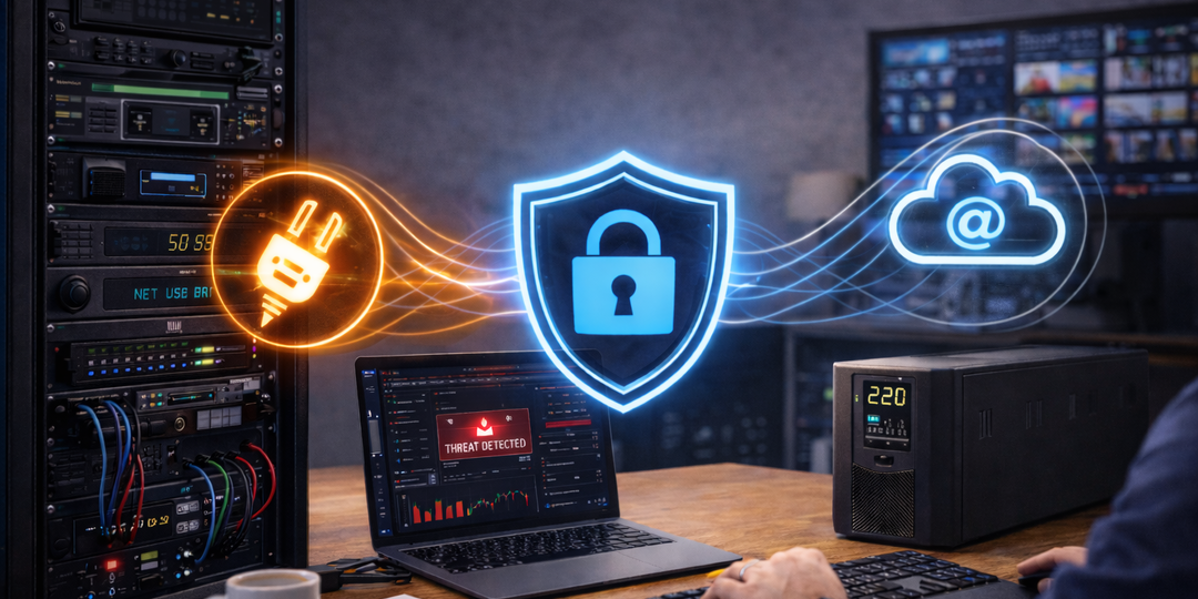 Комплексная защита профессиональной AV-инфраструктуры: от питания до кибербезопасности