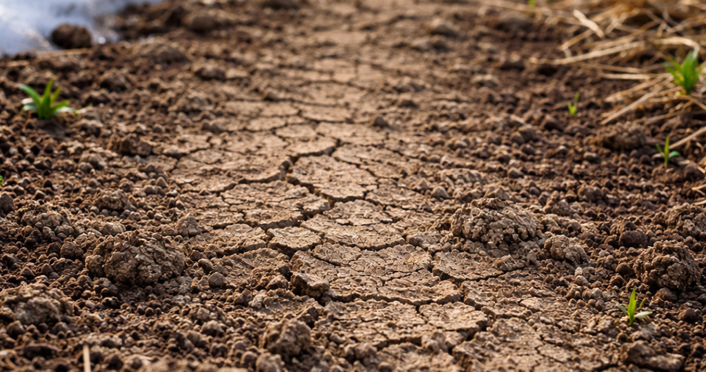 Почему в марте земля сверху сухая, а внутри холодная