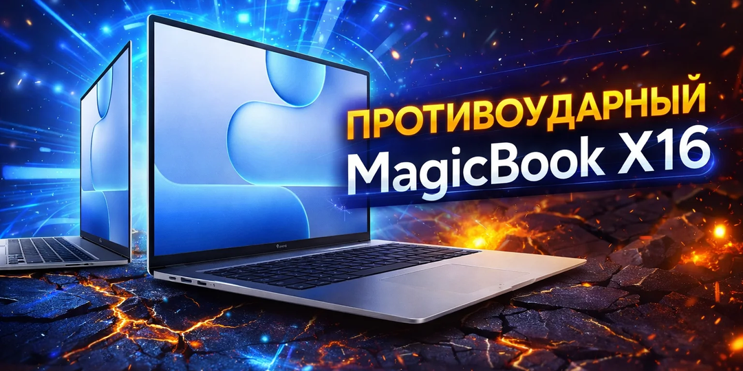 Прочнее, чем кажется: HONOR привез в Россию новый MagicBook X16 2026 с защитой глаз