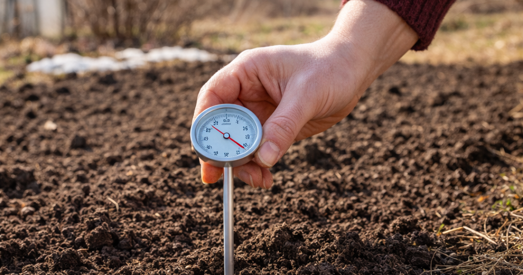Зачем я проверяю температуру почвы перед первыми посевами