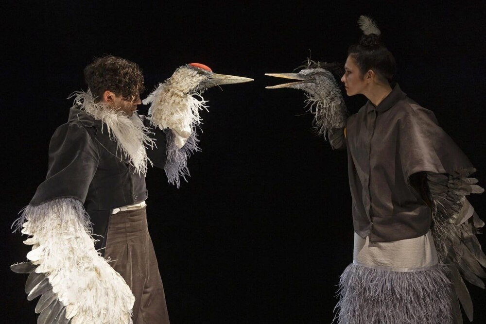    Спектакль "Журавль и цапля" отмечен сразу в двух номинациях главной театральной премии страны. / Фото: Санкт-Петербургский Большой театр кукол