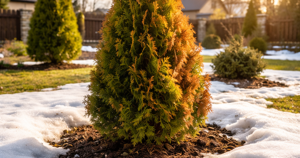 Почему мартовское солнце обжигает хвойные