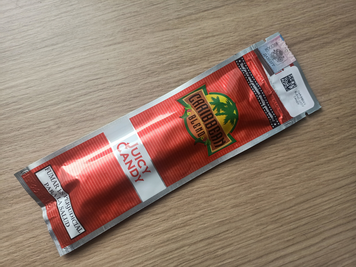 Дегустация - сигариллы Caribbean blend - Juicy Candy (с ароматом клубники)