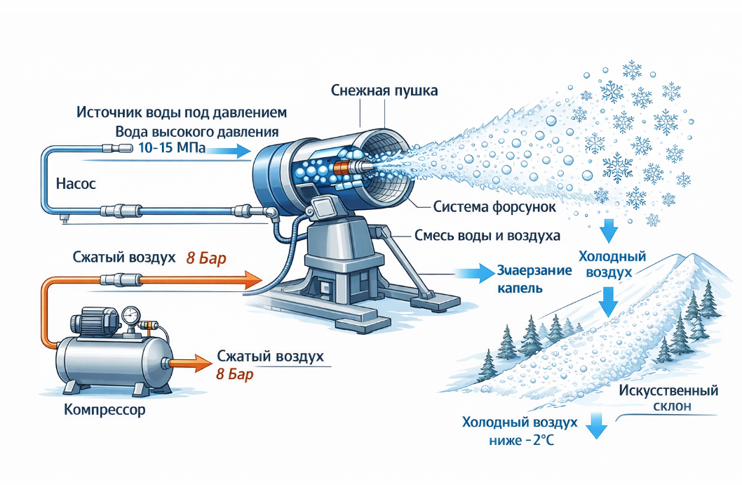 Снегопушка схема