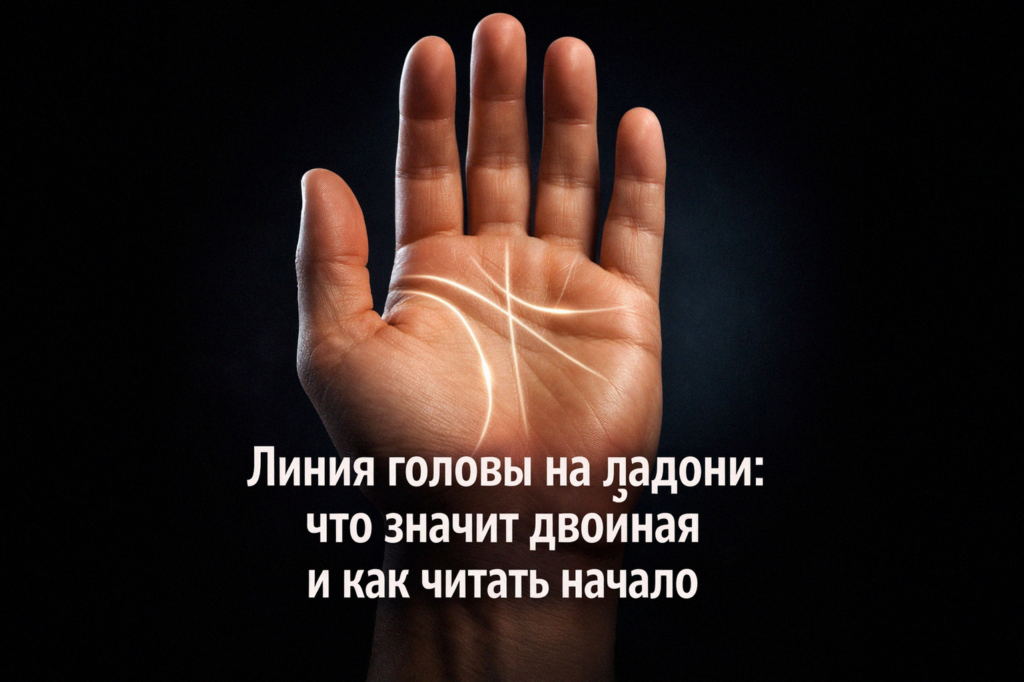    Двойная линия головы на ладони и её значения admin