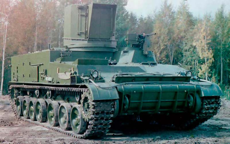 Самоходный лазерный комплекс 1К11 «Стилет» собственной персоной. Фотография в свободном доступе.