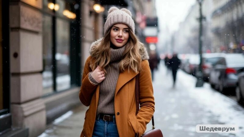     Девушка. Зима. Шедеврум