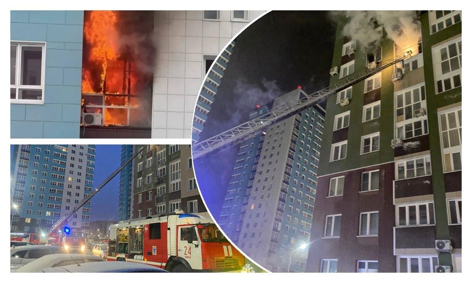    С начала года в пожарах во многоэтажках погибли 3 человека. Фото: пресс-служба МЧС России по Омской области