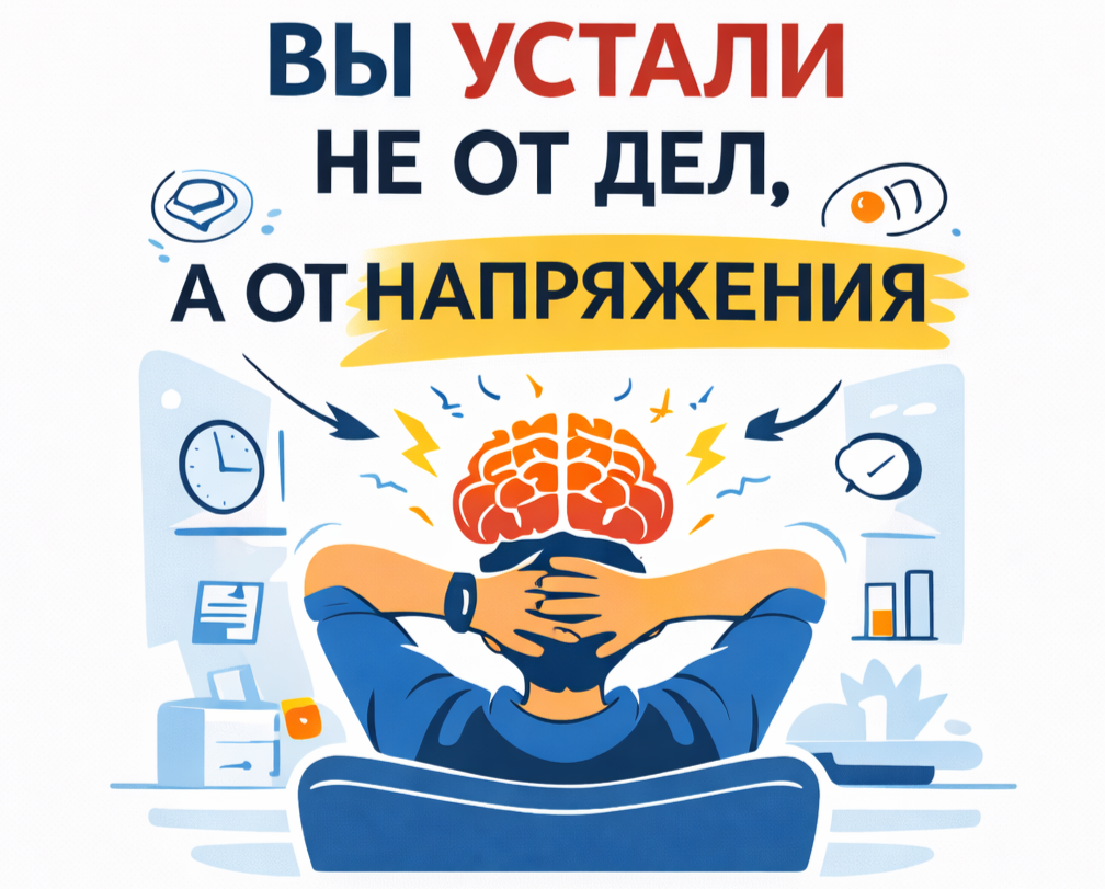 Мозг может работать без остановки, даже если тело отдыхает.