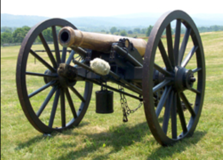 Шестифунтовая гаубица (Borrowed from here: https://en.wikipedia.org/wiki/M1841_6-pounder_field_gun#/media/File:1841_Model_Gun,_6-lb-smoothbore.jpg4  ; Public Domain (Thanks to the Wikipedia and to the Uploader)