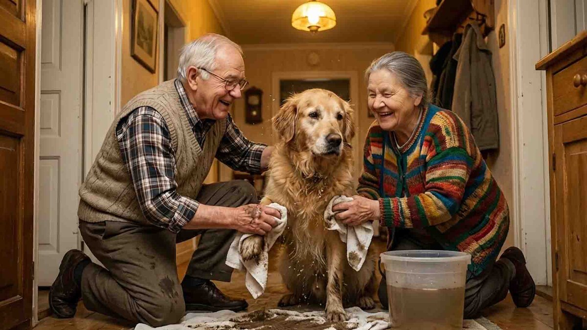 Идеальная чистота в доме заканчивается там, где начинается счастливая собачья жизнь. Грязные лапы — это не проблема, а доказательство того, что прогулка удалась на славу!