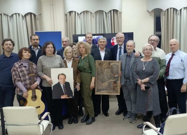 Некоторые участники и слушатели после конференции. 13.02.2026 г. Союз писателей России, Шолоховский зал