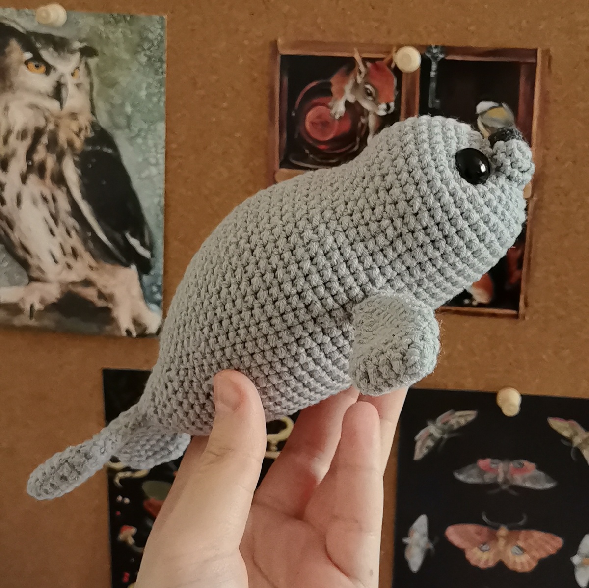 Нерпочка из полухлопковой пряжи