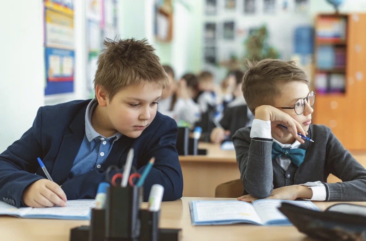 Съемка в начальной школе