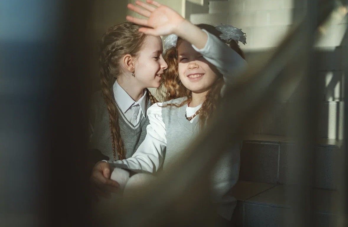 Съёмка в начальной школе