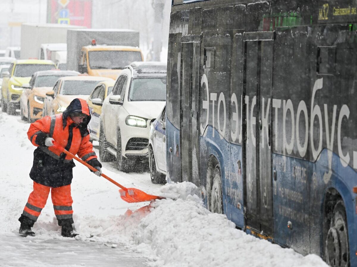    Снегопад в Москве | © РИА Новости / Станислав Красильников