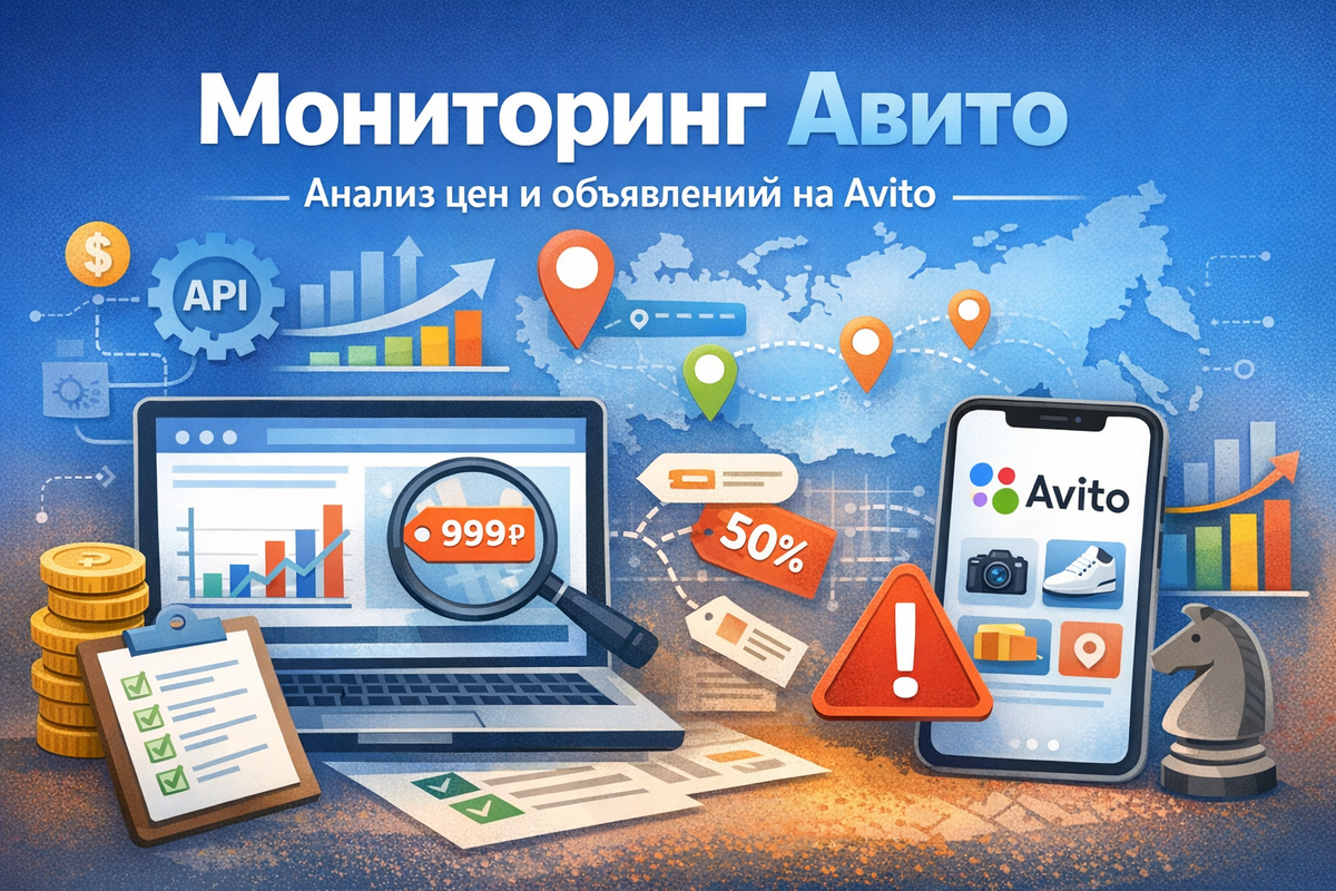 сервис «Мониторинг Авито» от MarketParser