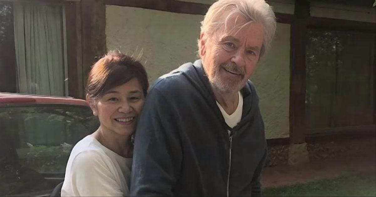 Хироми Роллен и Ален Делон