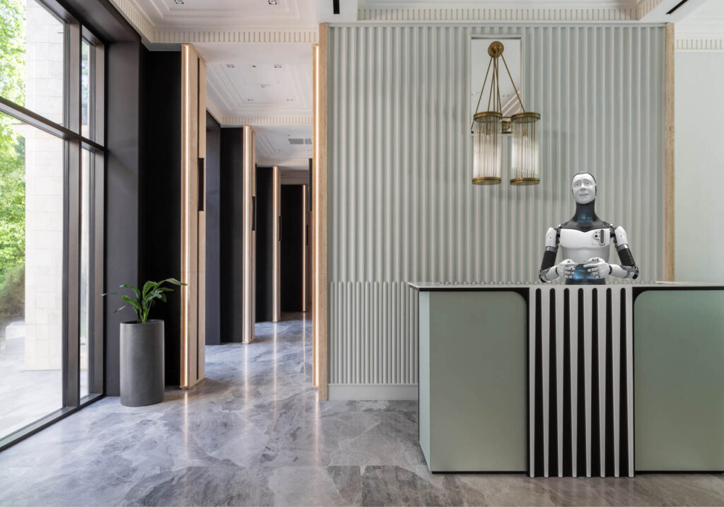 Цифровой робот-консьерж в ЖК бизнес-класса