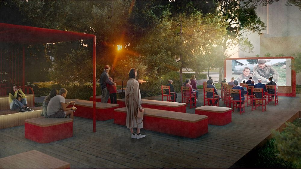    В новом общественном пространстве планируют организовать кинозал под открытым небом. / Фото: admblag.ru